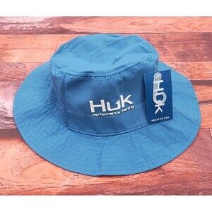 Huk Performance Bucket Head‎ Wear Hat One Size Blue